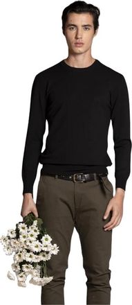 IMPURE Impure, Truien & Vesten, Heren, Zwart, M, Lutonlana Ronde hals gebreide kleding