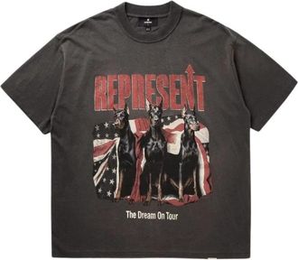 Represent Heren Dream On Tour T-Shirt - Heren - T-shirts - Grijs - L - Tops