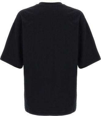 Moschino Rhinestone Logo T-Shirt - Black