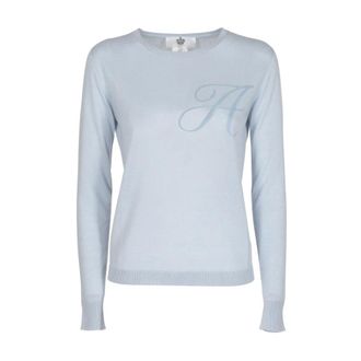 Dee Ocleppo Dames, Truien, Blauw, Maat: XL Kasjmier