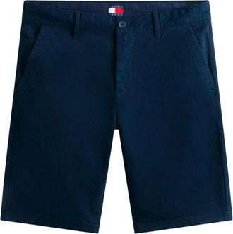 Tommy Jeans Korte Broeken, Heren, Blauw, W32, Katoen, Chino Shorts