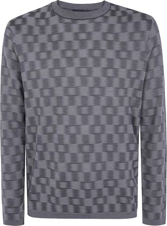 Emporio Armani Heren, Truien, Grijs, Maat: L