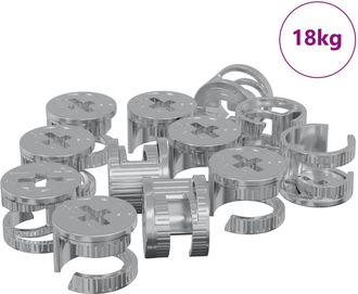 vidaXL Tuercas De Bloqueo De Perno 4000 Uds. Plateado Metal Vidaxl
