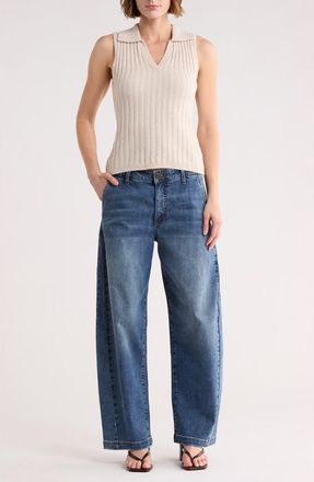 Kut from the Kloth Shay High Waist Barrel Jeans in Camellia at Nordstrom Rack, Size 16