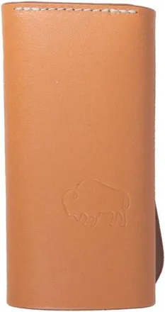IL BISONTE Leather Key Case - Beige