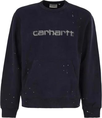 Carhartt Work in Progress Painter Sweatshirt - Heren - Sweatshirts - Blauw - L - Katoen - Hoodies & sweatvesten
