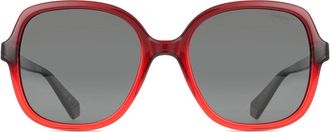 Polaroid PLD 4177/S/X Polarized C9A/M9 Womens Sunglasses Red Size 55