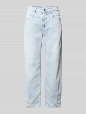 Cambio Regular Fit Barrel Jeans aus Baumwoll-MIx Modell ELIN in Jeansblau, Gr&ouml;&szlig;e 32