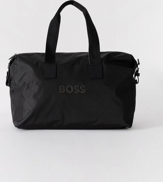 HUGO BOSS Mens BOSS Orange Catch 3.0 Mens Holdall - Black 004 - Size: ONE size