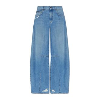 Dolce & Gabbana Loose-fit Jeans, female, Blue, Size: XS Wide-leg jeans