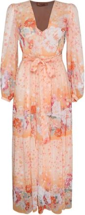 Twinset Dames, Jurken, Veelkleurig, Maat: XL Zijde