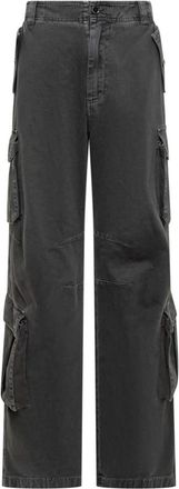Dolce & Gabbana Wide-leg Cargobroek - Heren - Loose Fit Jeans - Zwart - M - Katoen - Jeans