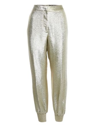 Stella McCartney concealed-closure trousers - Gold