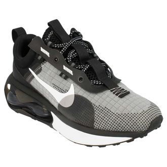 Nike Air Max 2021 Textile Synthetic Unisex Low Top Trainers - Black White Iron Grey - Size:UK 10.5
