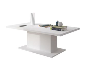 Mirjan24 Mobilier1 - Mesa De Centro Tucson 148, Blanco, 43x60x110cm, Di&aacute;metro: 0, Aglomerado Laminado, Angular