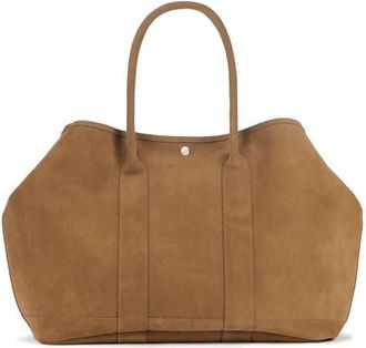 Ezra Arthur Audrey Nubuck Suede Leather XL Tote Bag in Sand at Nordstrom