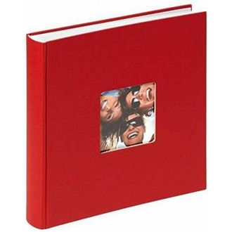 Walther Design Walther Design - album fotografico rosso 30 x 30 cm con ritaglio di copertina, Fun FA-208-R