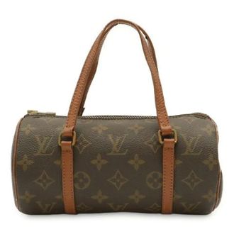 Louis Vuitton Pre-owned Papillon Monogram Handtas - Dames - Pre-owned - Bruin - Maat: ONE Size