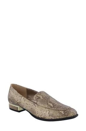 Bellini Haze Snakeskin Embossed Loafer in Bronze at Nordstrom Rack, Size 8.5