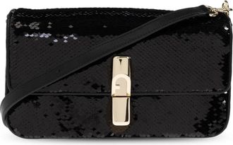 Furla Iride Small - Dames - Schoudertassen - Zwart - ONE Size - Leer - Tassen