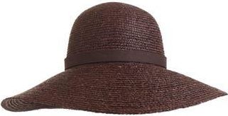 Bruno Magli Wide Brim Sun Hat in Brown at Nordstrom Rack