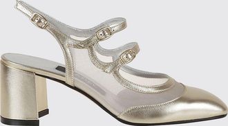 Carel Mary Jane Carel Paris in pelle lamina e nylon a rete