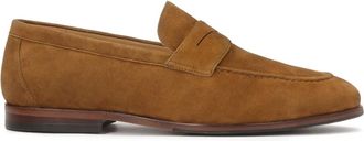 Kazar Bruin su&egrave;de minimalistische loafers - Heren - Loafers - Bruin - 43 EU - Su&egrave;de - Schoenen