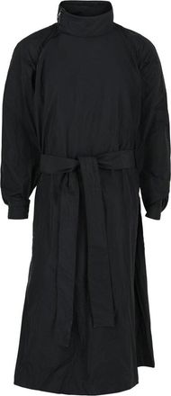 Ferragamo Asymmetrical Zip-Detail Belted Trench Coat