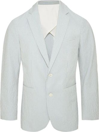 Orlebar Brown Blazer Garret gessato - Blu