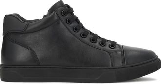 Kazar Zapatillas de ca&ntilde;a alta de piel - Shoes - Hombre - Negro - 45 EU