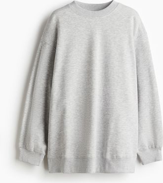 H&M Oversized Sweatshirt - Grau