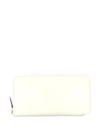 Herm&egrave;s Azap Zip Around Wallet Silkin Epsom Long small wallets - Verde