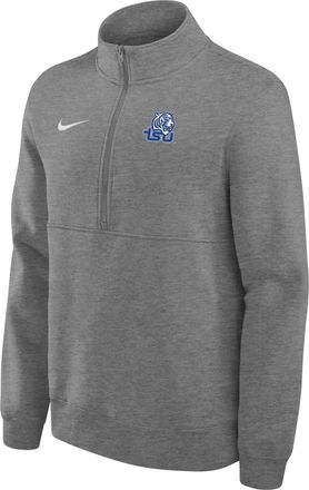 Nike Tennessee State University Tigers Club Nike Mens College Fleece Half-Zip Top in Grey | M34407TESU26-DHR