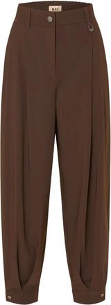 M.A.C Tapered Broeken - Dames - Broeken - Bruin - L - Leer - Broeken