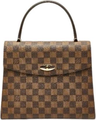 Louis Vuitton Pre-owned Handbags, female, Brown, Size: ONE SIZE Pre-owned Marzelube Damier Handbag
