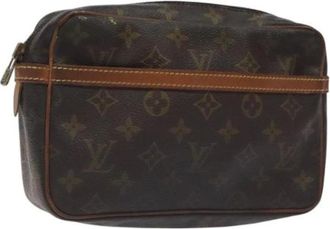 Louis Vuitton Pre-owned Tela clutches - - Pre-owned - Donna - Marrone - ONE SIZE