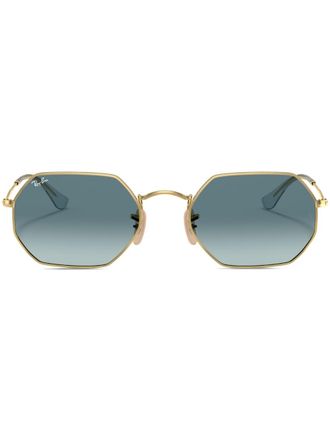 Ray-Ban Occhiali da sole ottagonali RB3556N - Oro