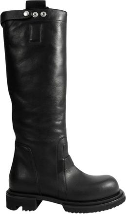Rick Owens Gabe Hoge Laarzen - Dames - Hoge Laarzen - Zwart - 36 EU - Leer - Schoenen