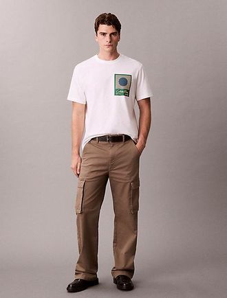 Calvin Klein Camiseta Con Logo Gr&aacute;fico De Bloques