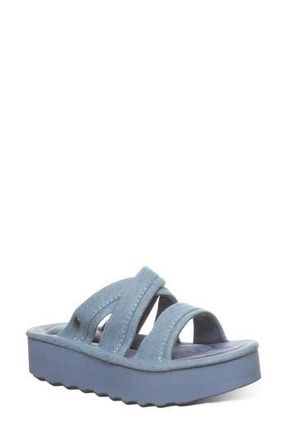 Bearpaw Altitude Platform Slide Sandal in Denim Blue at Nordstrom Rack, Size 9