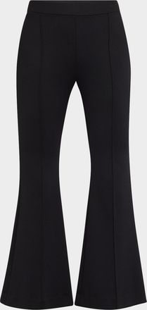 Rosetta Getty Scuba Flare Cropped Pants