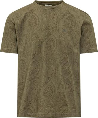 Etro Green Paisley T-Shirt