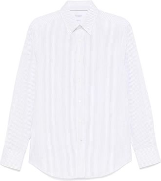 Brunello Cucinelli Striped Shirt - Mens - Cotton