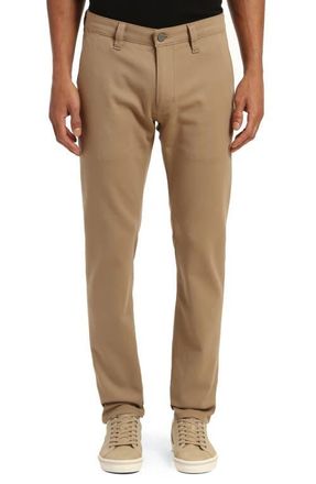 34 Heritage Verona Slim Fit Straight Leg Chino Pants in Khaki at Nordstrom, Size 30 X 32