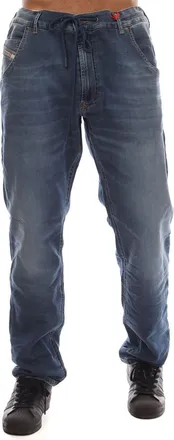 Diesel Mens Krooley-E-NE Sweat Jeans in Denim - Blue Cotton - Size 36 inch