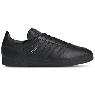 adidas Mens Originals Gazelle - Shoes Black/Black/Gold Metallic Size 08.0