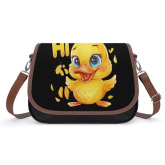 Generic Hi Yellow Duck Crossbody Bags for Women Shoulder Messenger Bag Purse Handbags