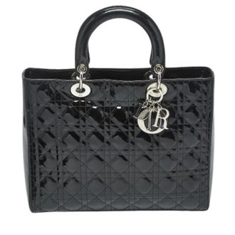Dior Pre-owned Vintage Handtas - Dames - Pre-owned - Zwart - Maat: ONE Size Leer