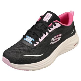 Skechers Womens Vapor Foam Smooth Ride Sneaker, Black Knit/Multi Trim, 5.5 UK