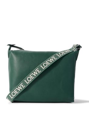 Loewe Cubi Leather Messenger Bag